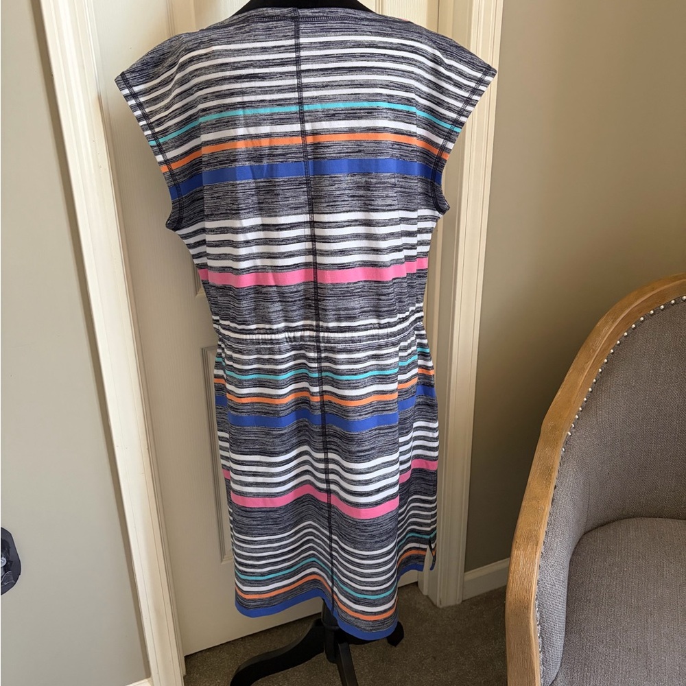 Talbots Multicolor Striped Midi Dress - Picture 3 of 7